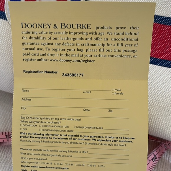 Dooney Bourke Chicago Cubs medium tote - Picture 14 of 14